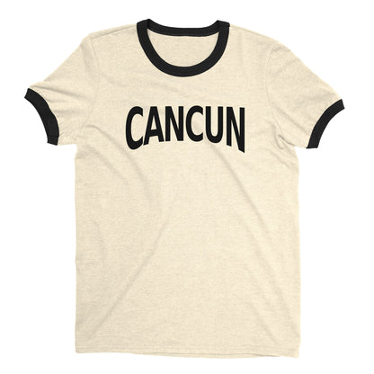 Cancún Ringer Tee — Natural