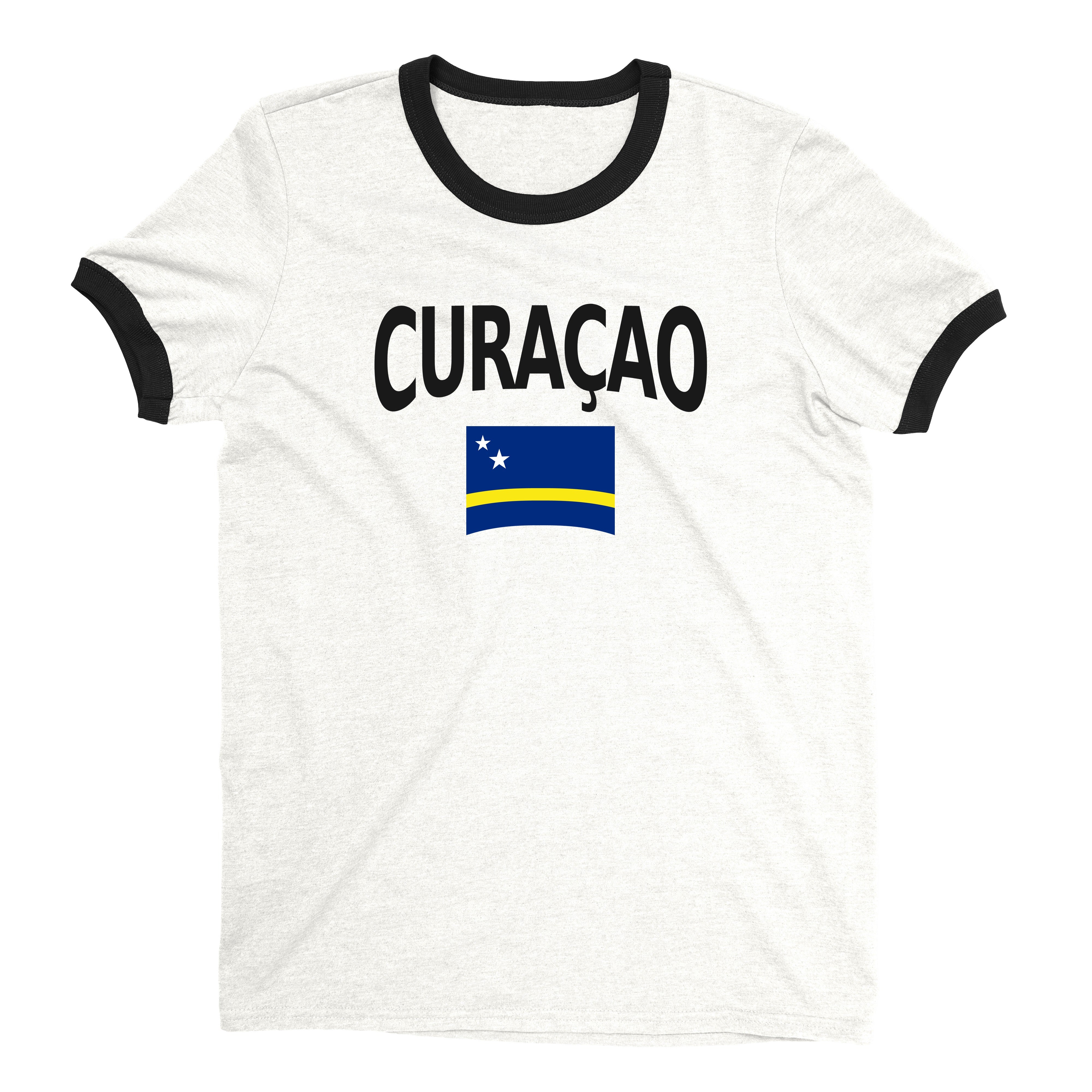 Curaçao World Cup Ringer Tee Unisex T-Shirt -- NYC Factory