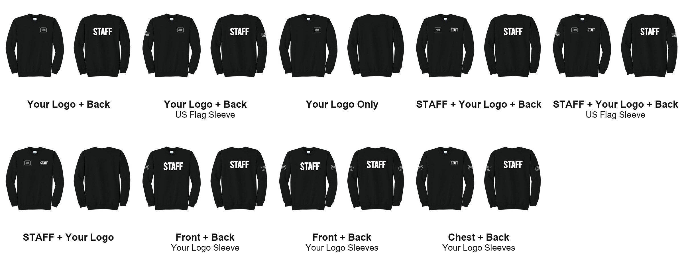 STAFF print layouts