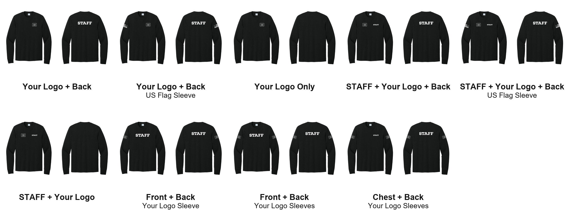 STAFF print layouts