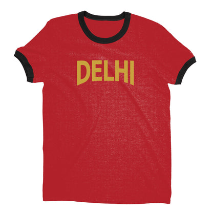 Delhi Ringer Tee — Red
