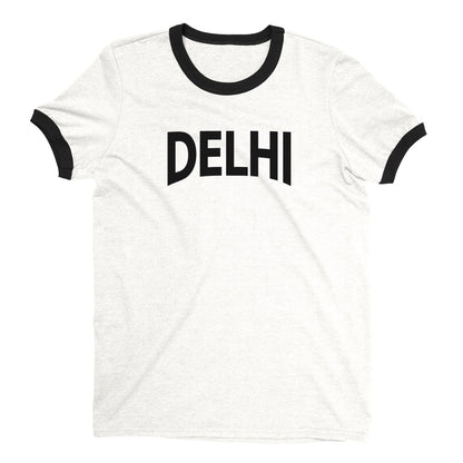 Delhi Ringer Tee — White
