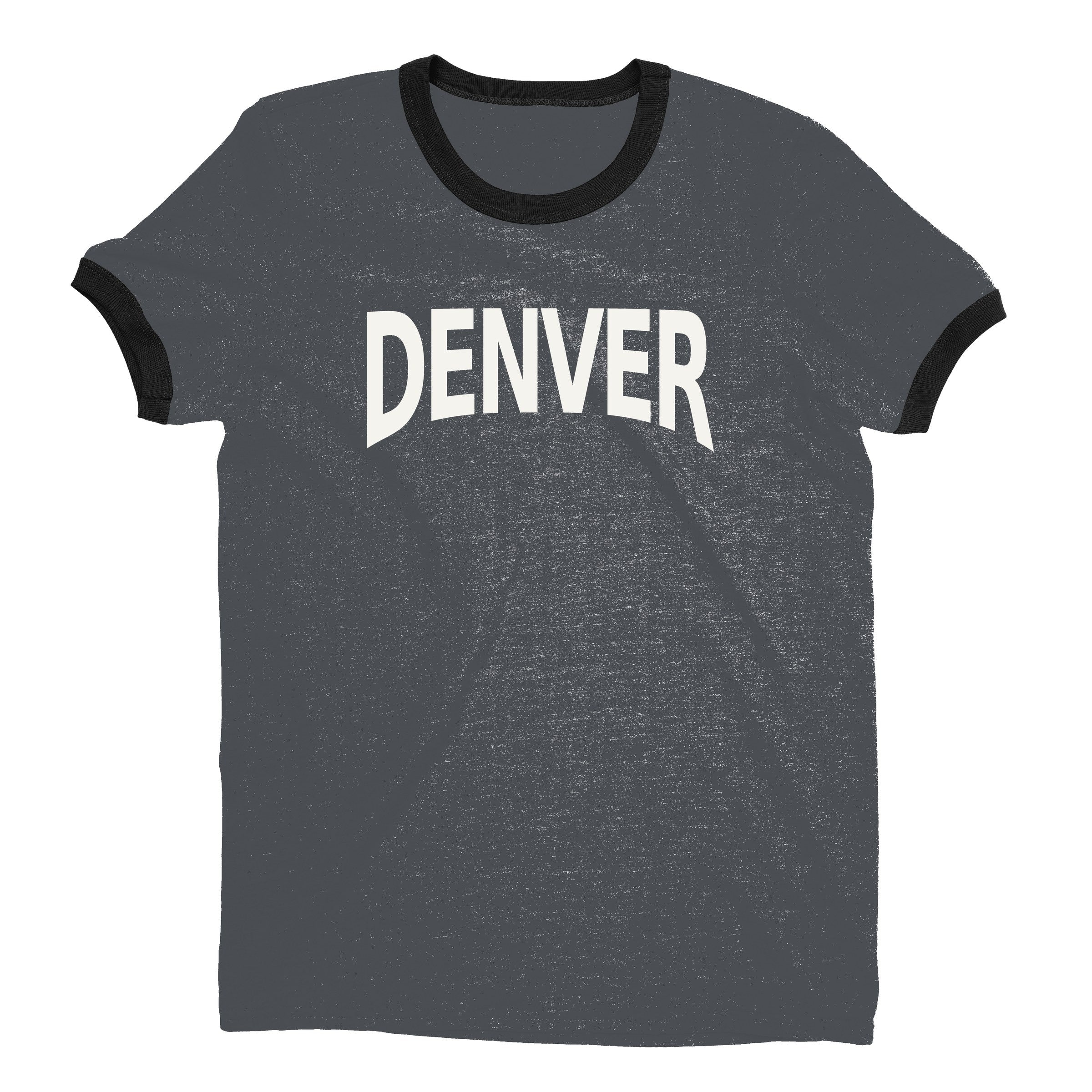 Denver Ringer Tee — Dark Heather