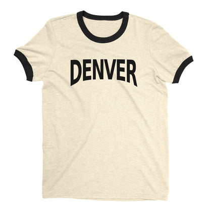 Denver Ringer Tee — Natural