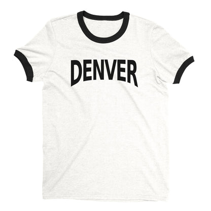 Denver Ringer Tee — White