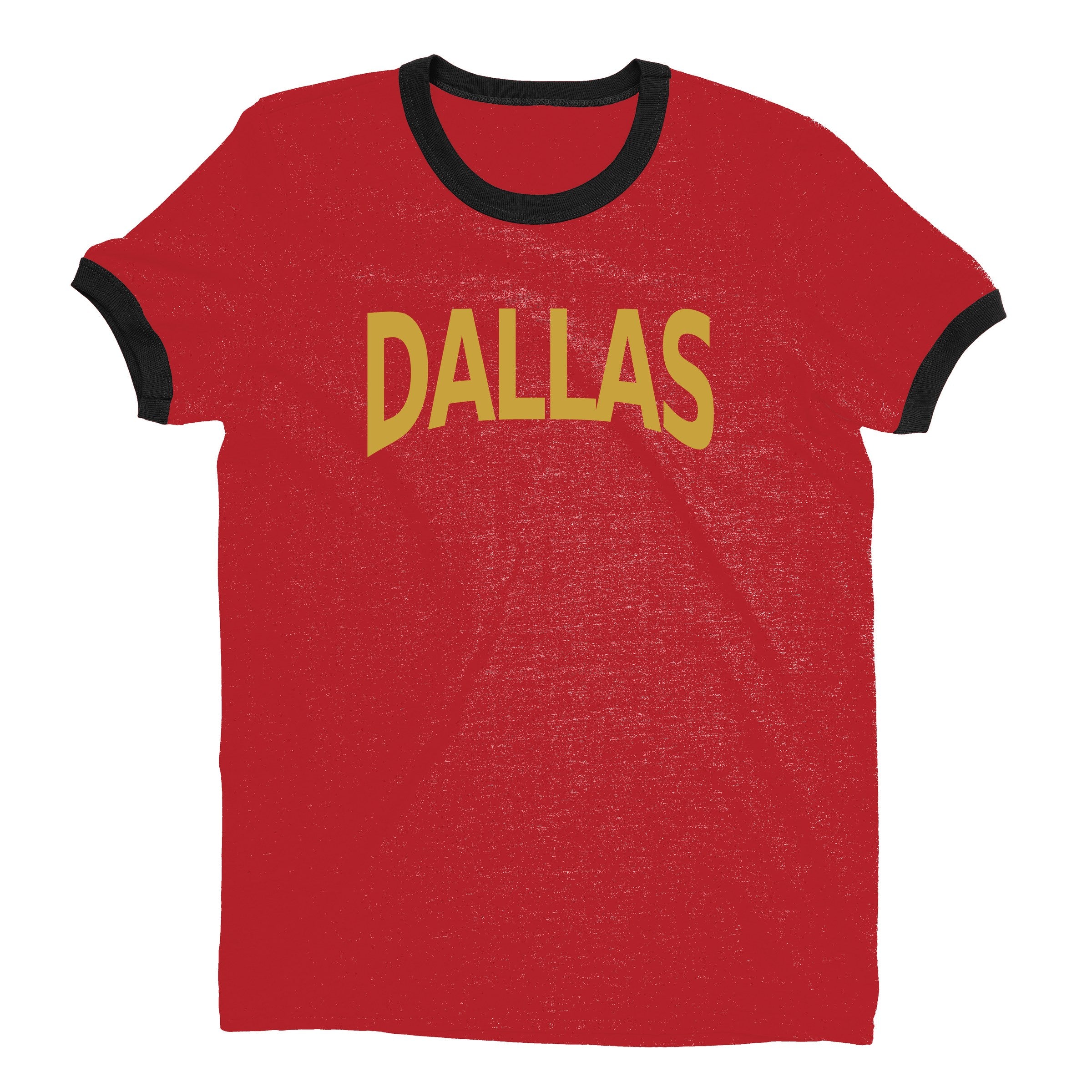 Dallas Ringer Tee — Red
