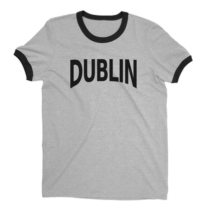 Dublin Ringer Tee — Heather Gray