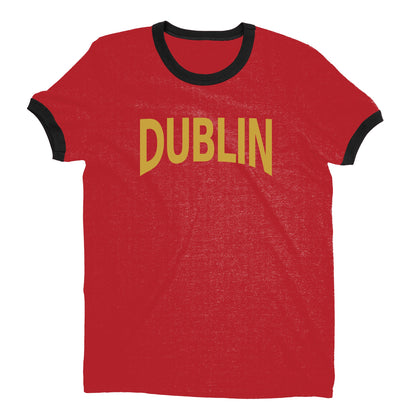 Dublin Ringer Tee — Red