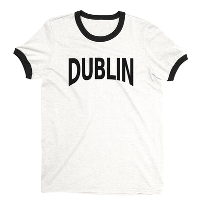 Dublin Ringer Tee — White