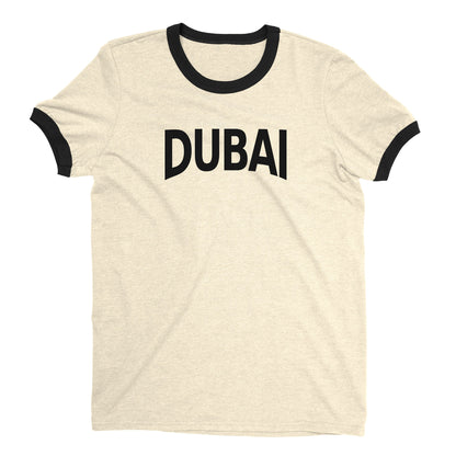 Dubai Ringer Tee — Natural