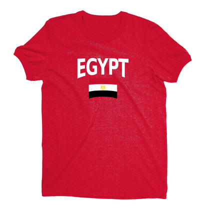 Egypt World Cup Plain Tee Unisex T-Shirt -- NYC Factory - Standard Red