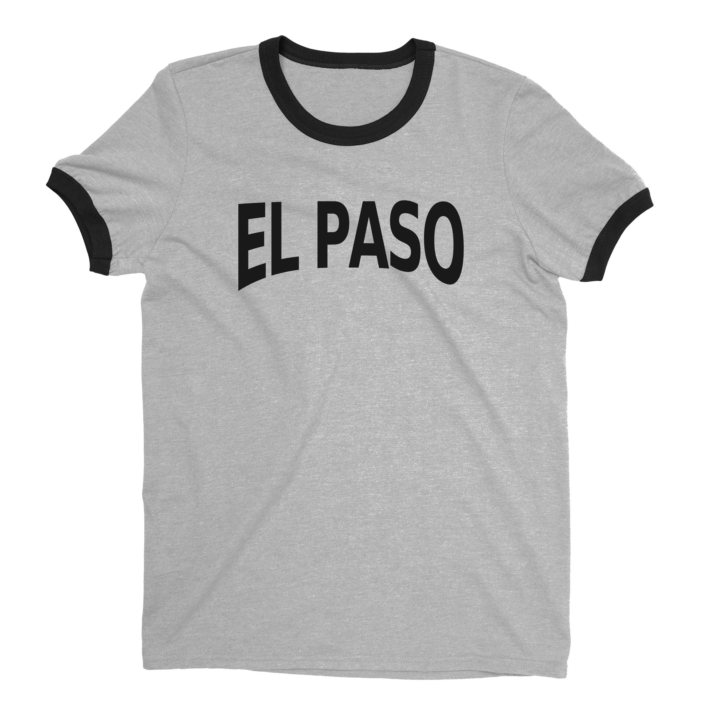 El Paso Ringer Tee — Heather Gray