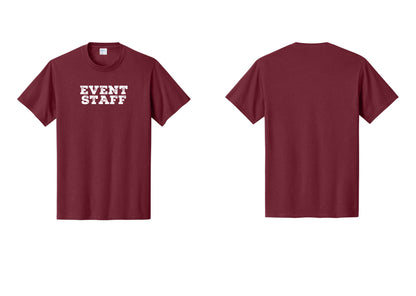 NYC Factory Event Staff T-Shirt - Front Only - Cardinal