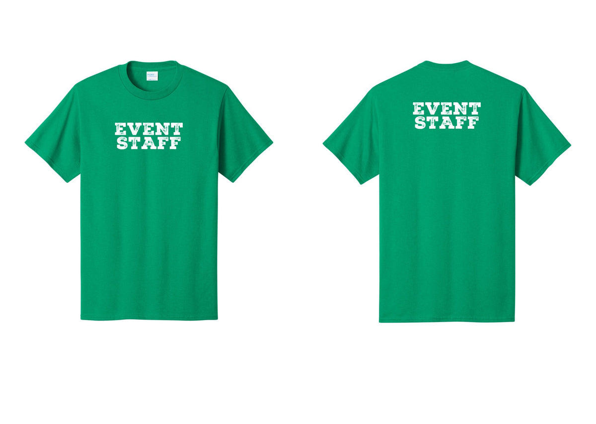 NYC Factory Event Staff T-Shirt - Front + Back - Kelly
