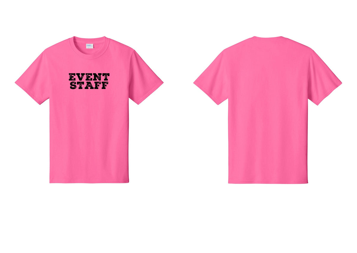 NYC Factory Event Staff T-Shirt - Front Only - Neon Pink