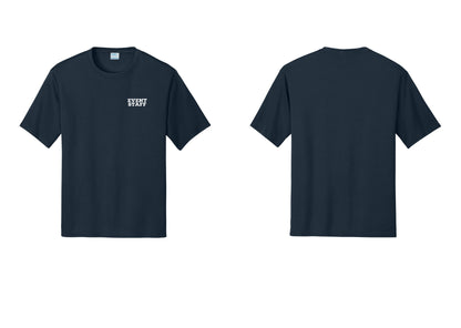 NYC Factory Event Staff Performance T-Shirt (Rustic) - Chest Only - Navy