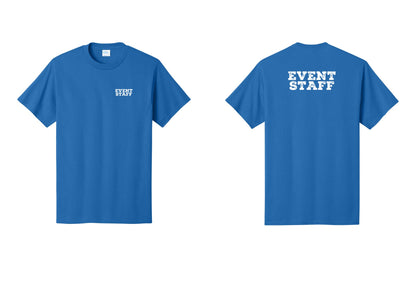 NYC Factory Event Staff T-Shirt - Chest + Back - Royal