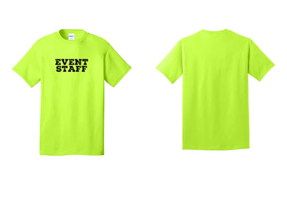 NYC Factory Event Staff T-Shirt - Front Only - Safety Green