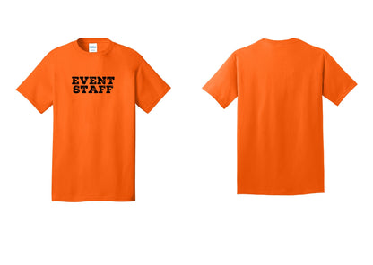 NYC Factory Event Staff T-Shirt - Front Only - Safety Orange
