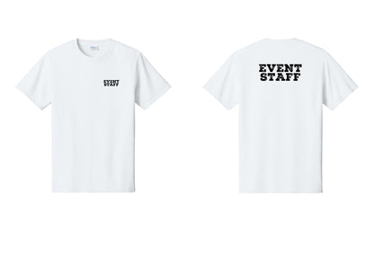 NYC Factory Event Staff T-Shirt - Chest + Back - White