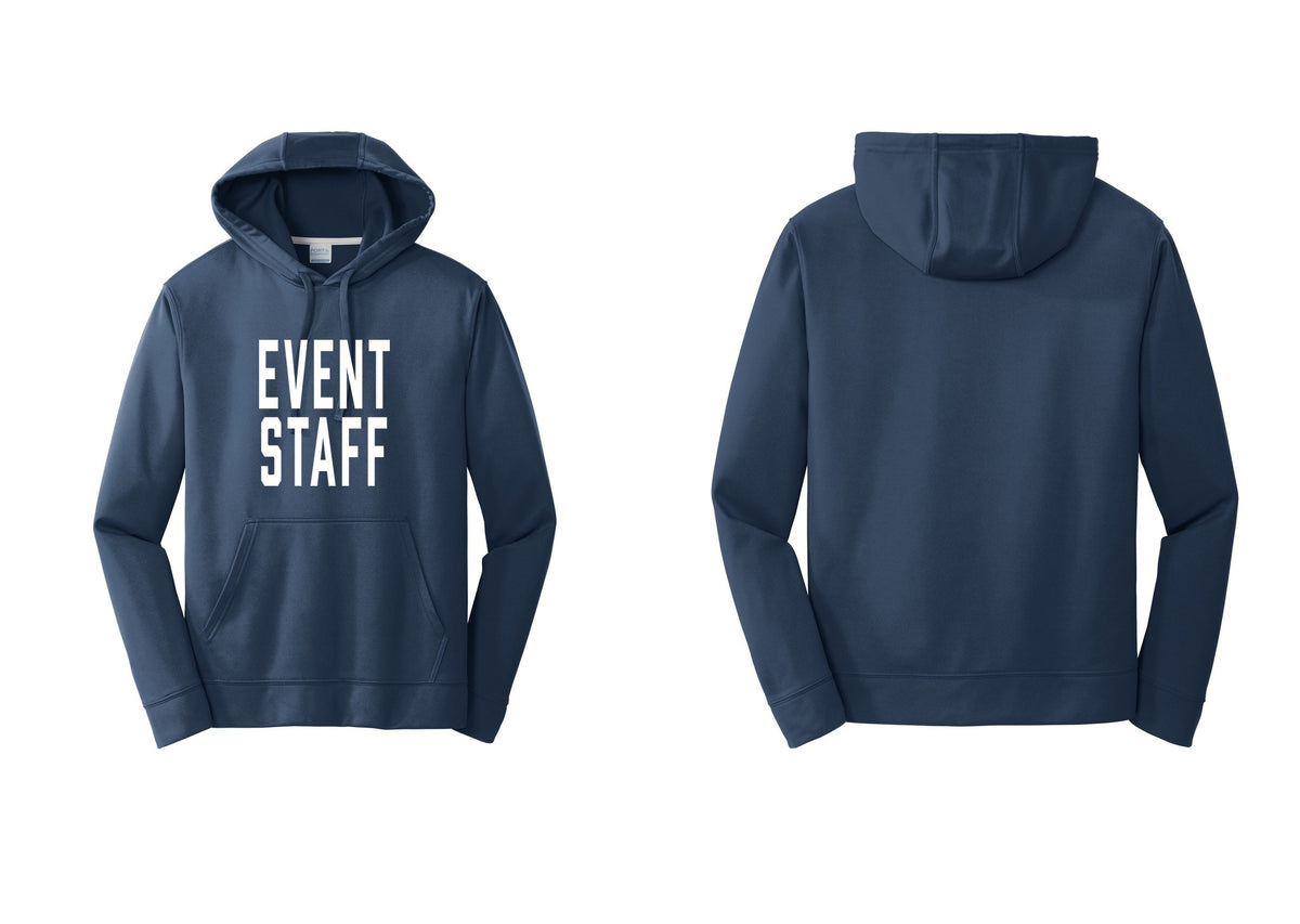 NYC Factory Event Staff Performance Hooded Fleece Pullover Sweatshirt (Classic) - Front Only - Navy