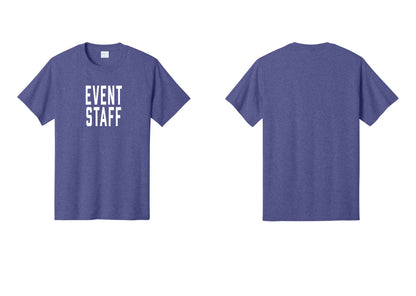 NYC Factory Event Staff T-Shirt, Condensed Lettering - Front Only - Heather Purple