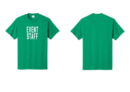 NYC Factory Event Staff T-Shirt, Condensed Lettering - Front Only - Kelly