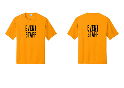 NYC Factory Event Staff Performance T-Shirt (Classic) - Front + Back - Gold