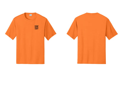 NYC Factory Event Staff Performance T-Shirt (Classic) - Chest Only - Neon Orange