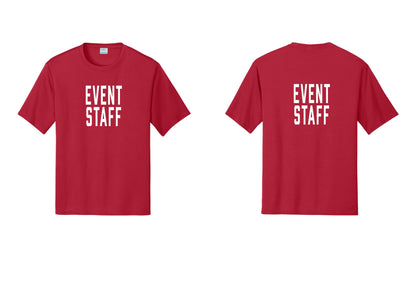 NYC Factory Event Staff Performance T-Shirt (Classic) - Front + Back - Red