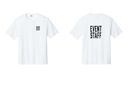 NYC Factory Event Staff Performance T-Shirt (Classic) - Chest + Back - White