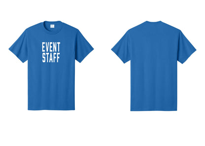 NYC Factory Event Staff T-Shirt, Condensed Lettering - Front Only - Royal