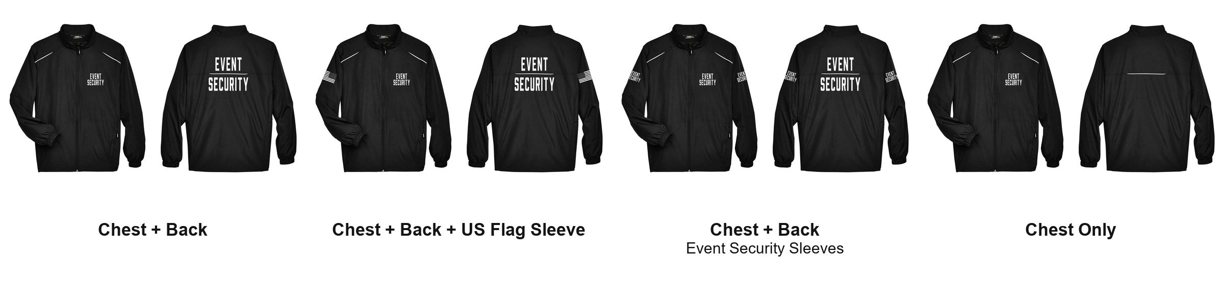 EVENT SECURITY print layouts