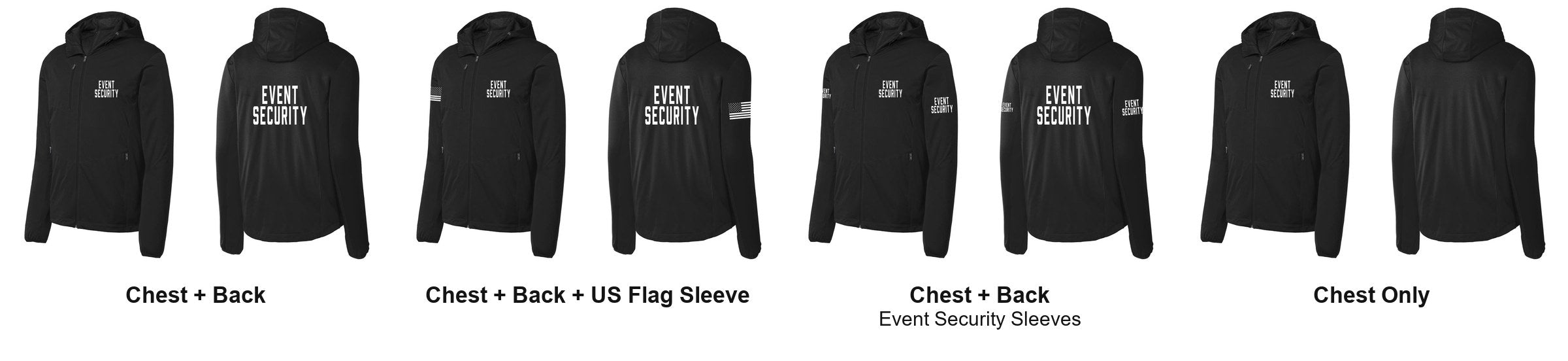 EVENT SECURITY print layouts