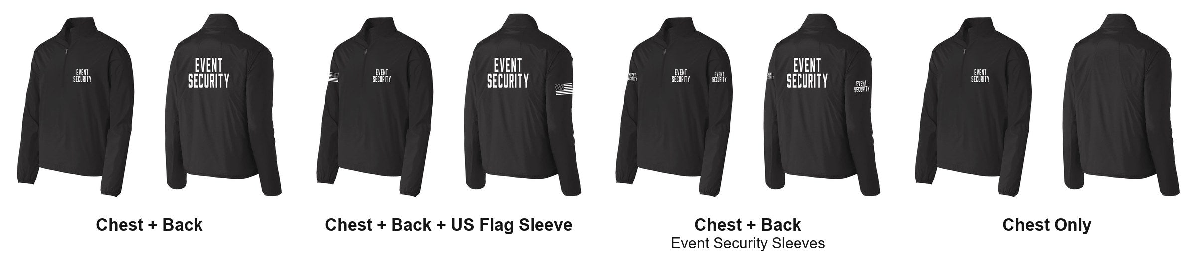 EVENT SECURITY print layouts