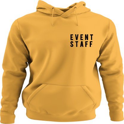 NYC FACTORY Mens EVENT STAFF Cotton Fleece Pullover Hoodie Sweatshirt