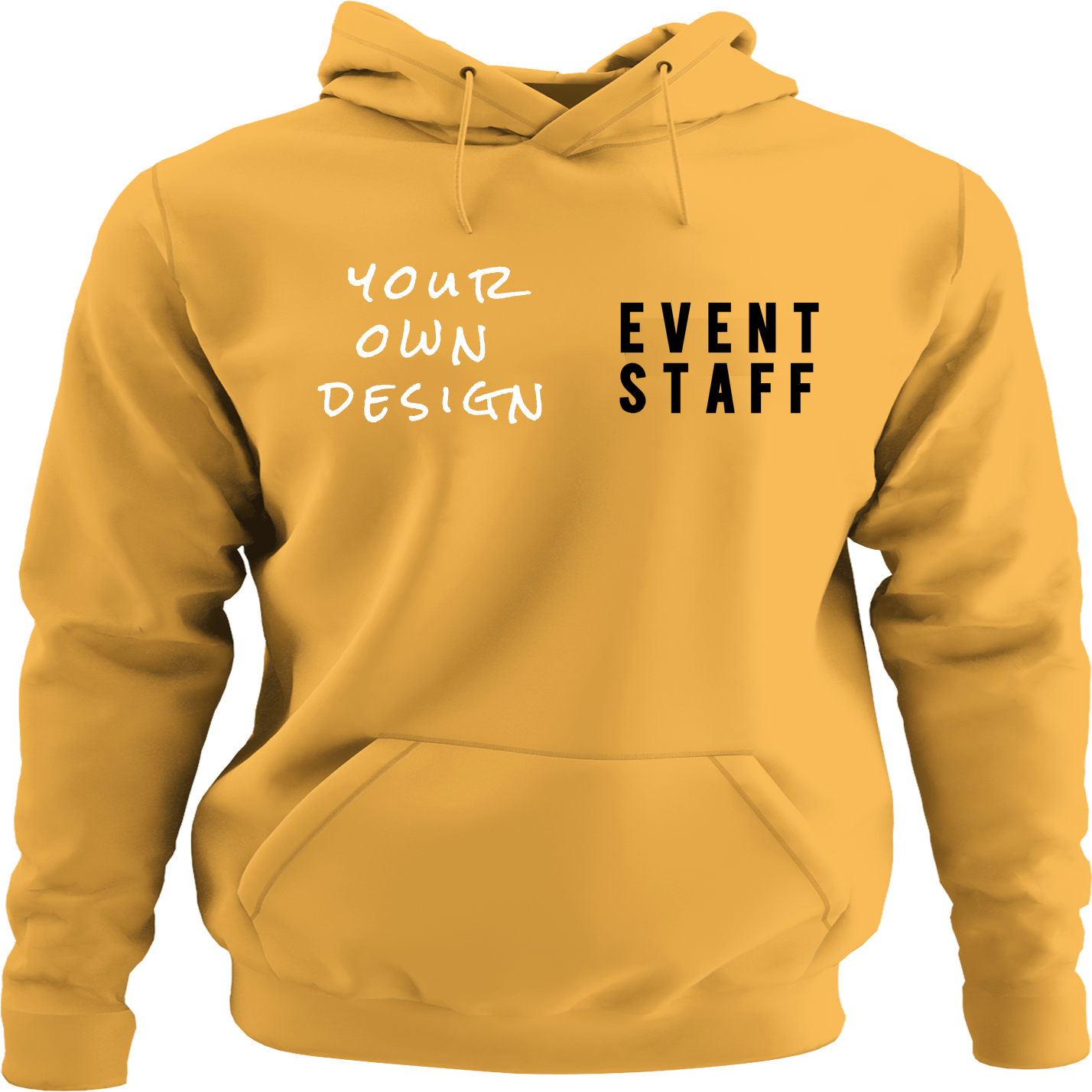 NYC FACTORY Mens EVENT STAFF Cotton Fleece Pullover Hoodie Sweatshirt