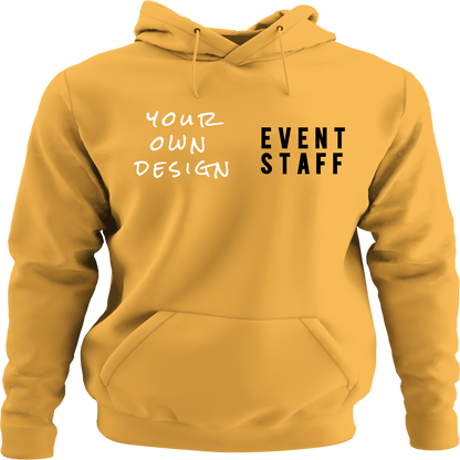 NYC FACTORY Mens EVENT STAFF Cotton Fleece Pullover Hoodie Sweatshirt