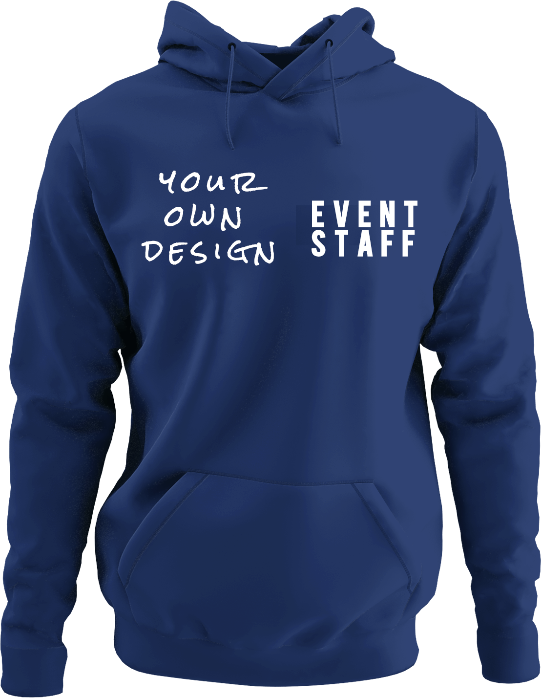 NYC FACTORY Mens EVENT STAFF Cotton Fleece Pullover Hoodie Sweatshirt