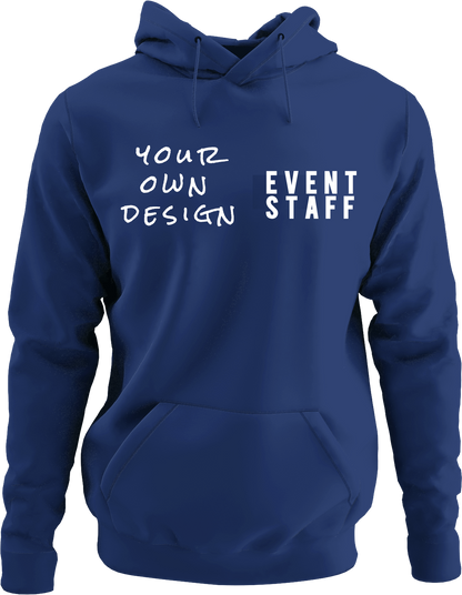 NYC FACTORY Mens EVENT STAFF Cotton Fleece Pullover Hoodie Sweatshirt