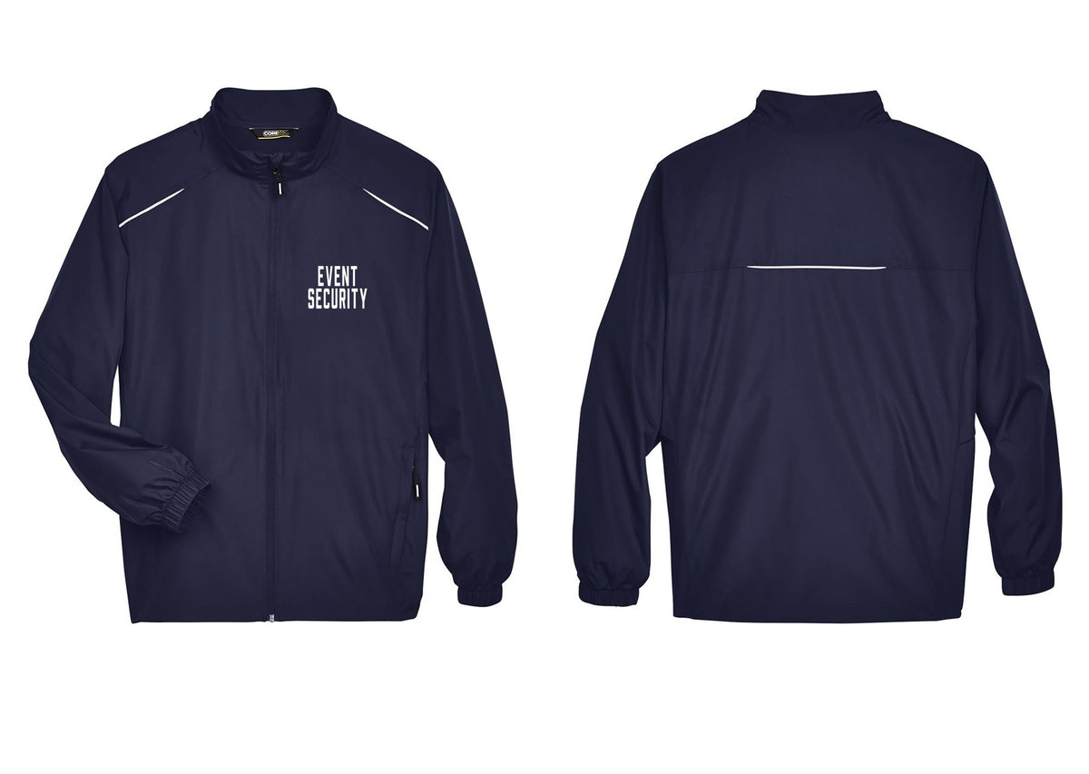 NYC Factory Event Security Reflective Lightweight Jacket (Classic) - Chest Only - Classic Navy