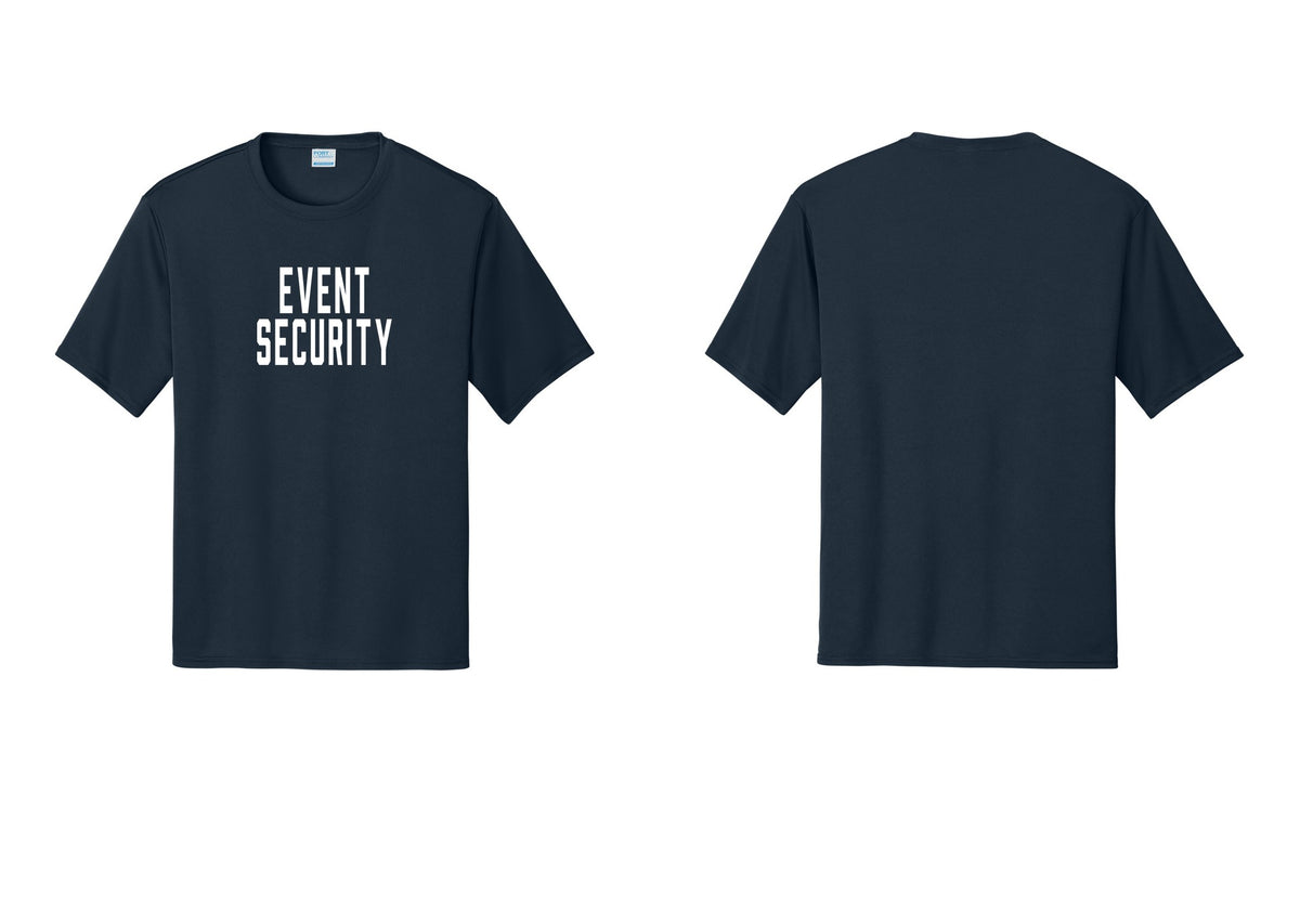 NYC Factory Event Security Performance T-Shirt (Classic) - Front Only - Navy