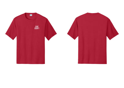 NYC Factory Event Security Performance T-Shirt (Classic) - Chest Only - Red