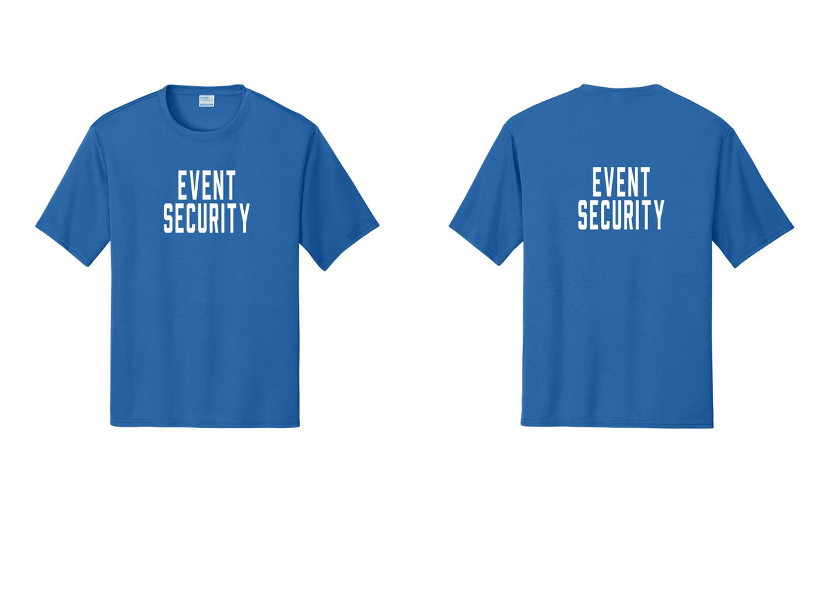 NYC Factory Event Security Performance T-Shirt (Classic) - Front + Back - Royal
