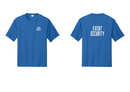 NYC Factory Event Security Performance T-Shirt (Classic) - Chest + Back - Royal