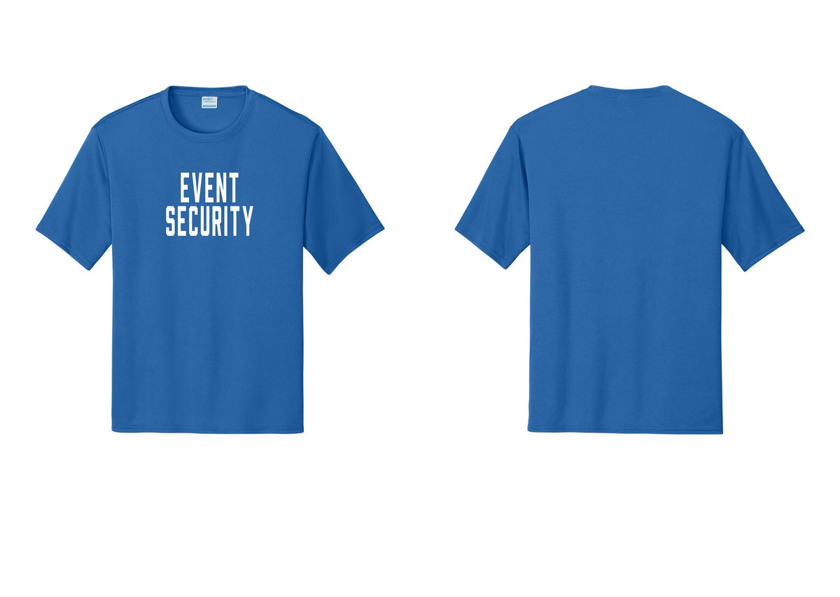NYC Factory Event Security Performance T-Shirt (Classic) - Front Only - Royal
