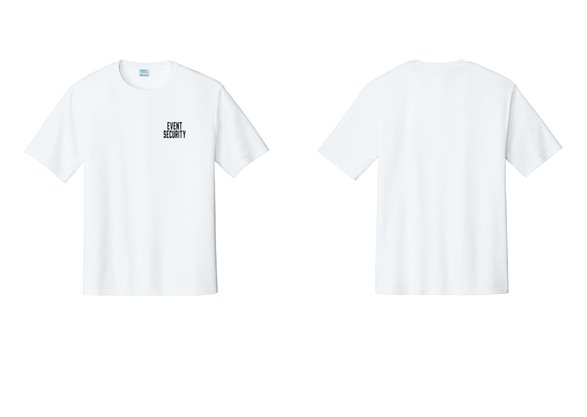 NYC Factory Event Security Performance T-Shirt (Classic) - Chest Only - White