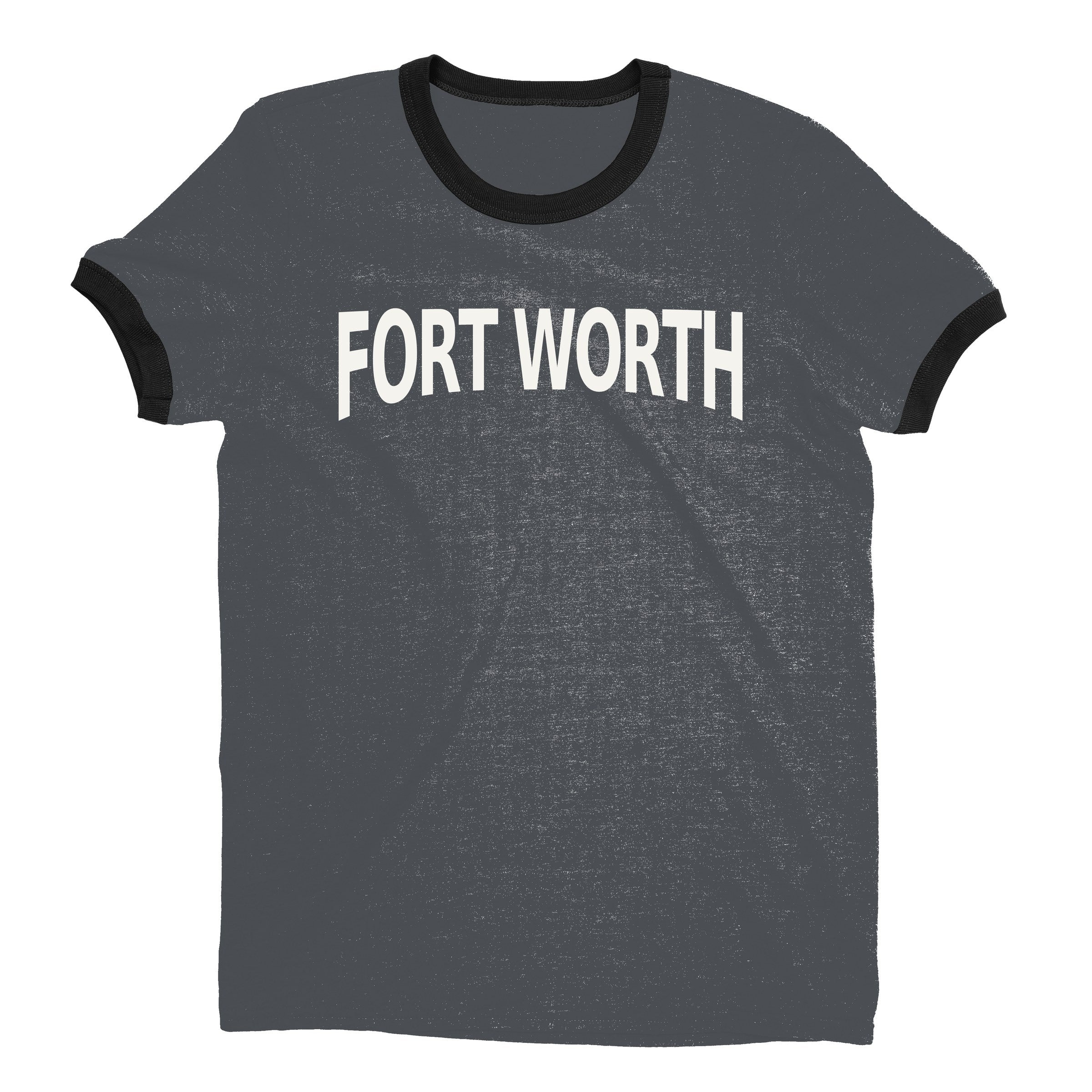 Fort Worth Ringer Tee — Dark Heather