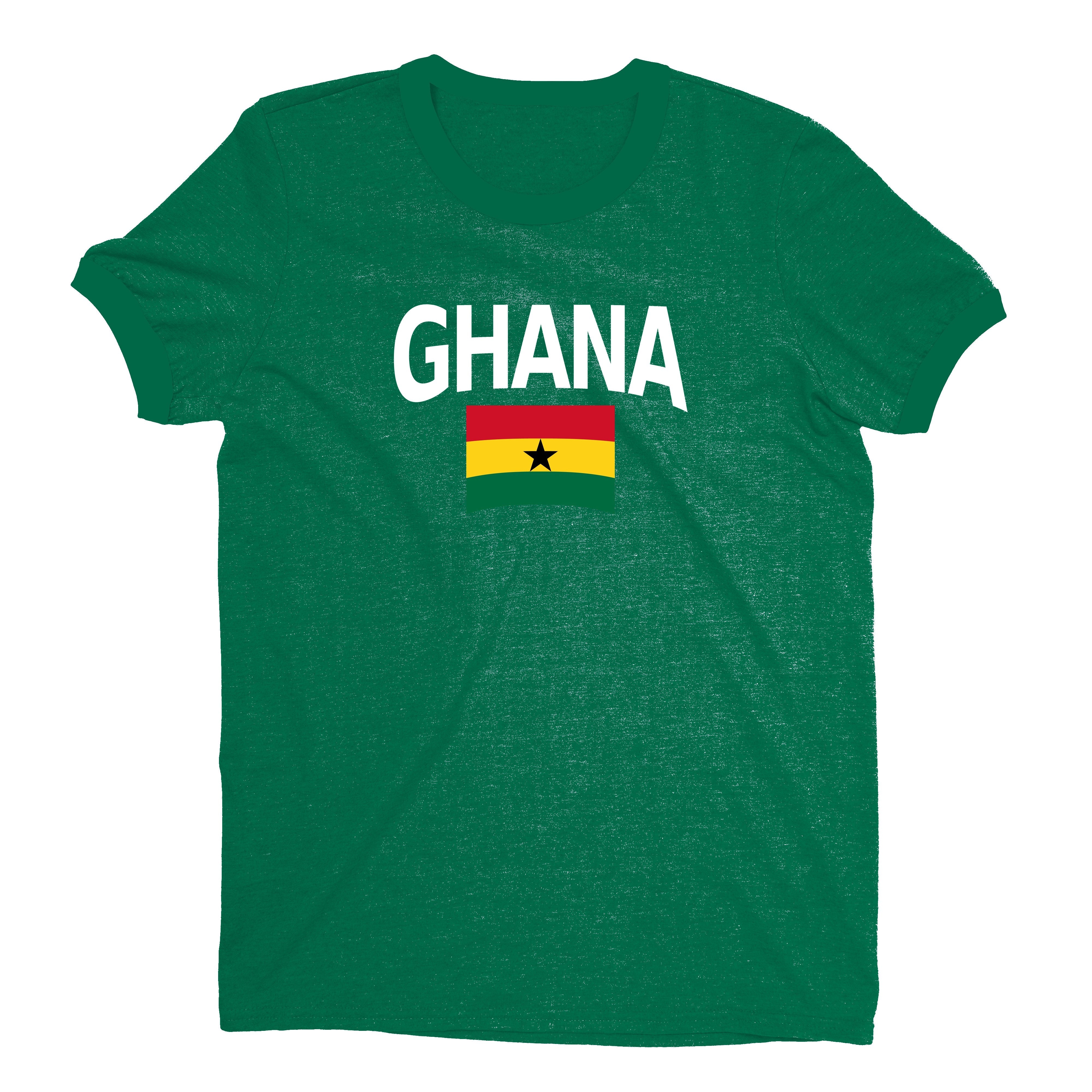 Ghana World Cup Plain Tee Unisex T-Shirt -- NYC Factory - Green