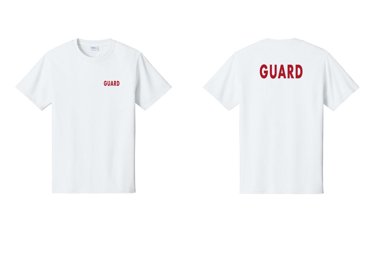 NYC Factory Guard T-Shirt - Chest + Back - White